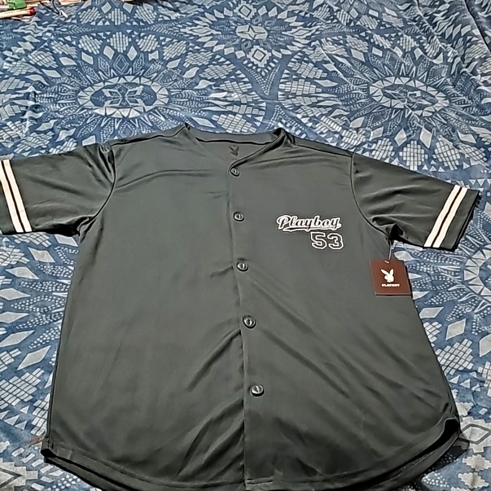 NWT Playboy baseball jersey